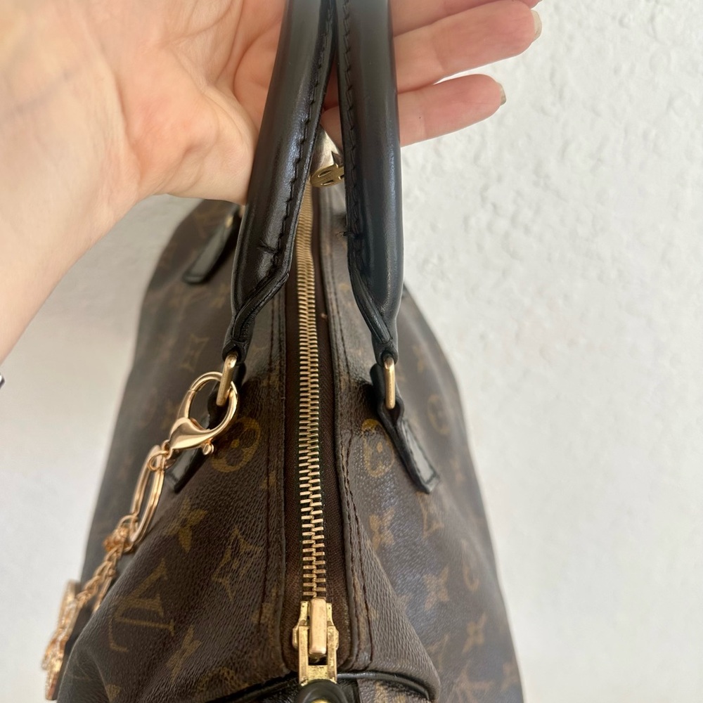 Louis Vuitton Monogram Speedy 30 . Customized in black - Picture 4 of 13